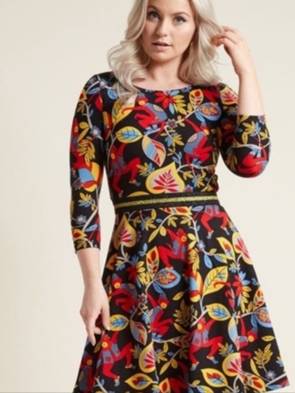 Traffic People Right On The Monkey Dress